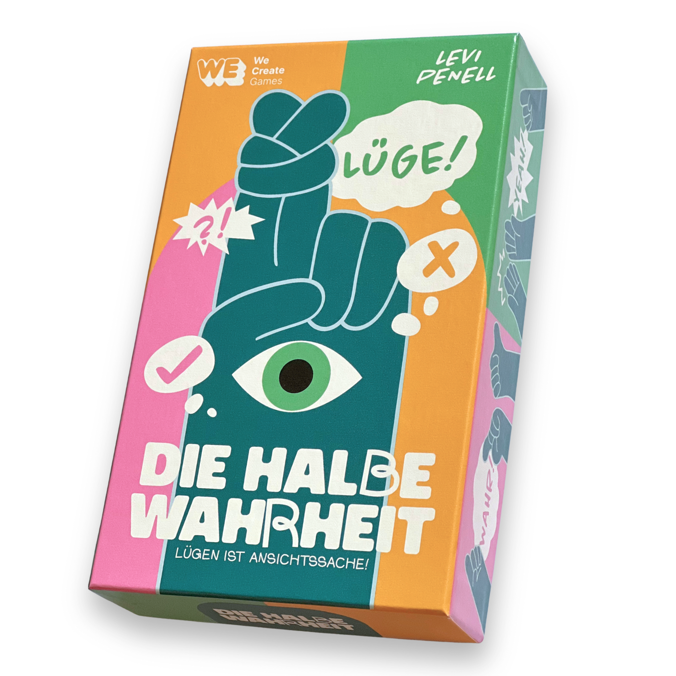 "Die halbe Wahrheit" – Das Kartenspiel von Levi Penell (2. Edition in neuem Design)
